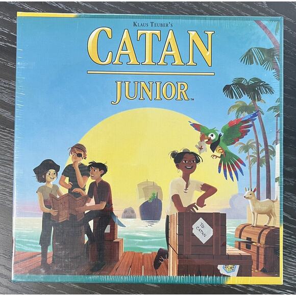 Catan Junior Board Game by Klaus Teuber 2020 Catan Studio, New and Sealed - Picture 1 of 11